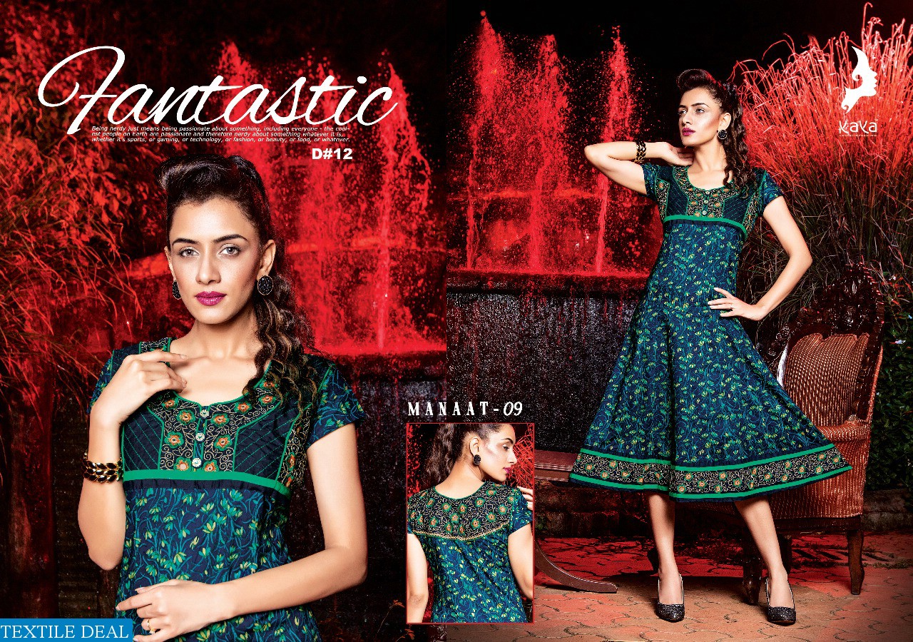 kaya mannat vol-9 Wholesale anarkali kurtis
